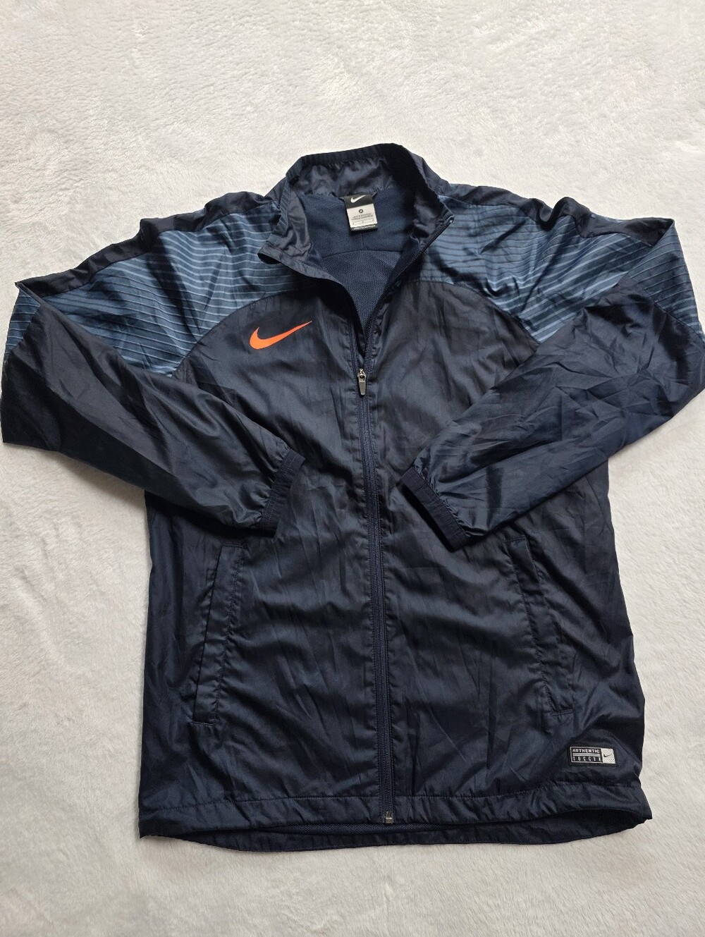 Nike Authentic Soccer Windbreaker Jacket Mens M